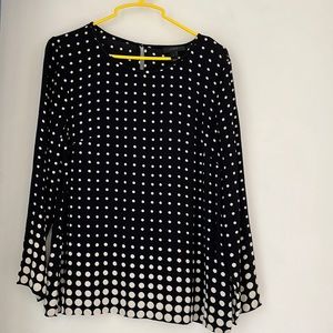 J. Crew polka dot blouse